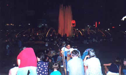 People from all walks of life, together at Friendship Fountain